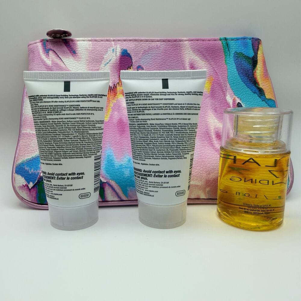Olaplex 3 Piece Hair Care Travel Set Shampoo Conditioner Bonding Oil + Bag - Picture 4 of 7